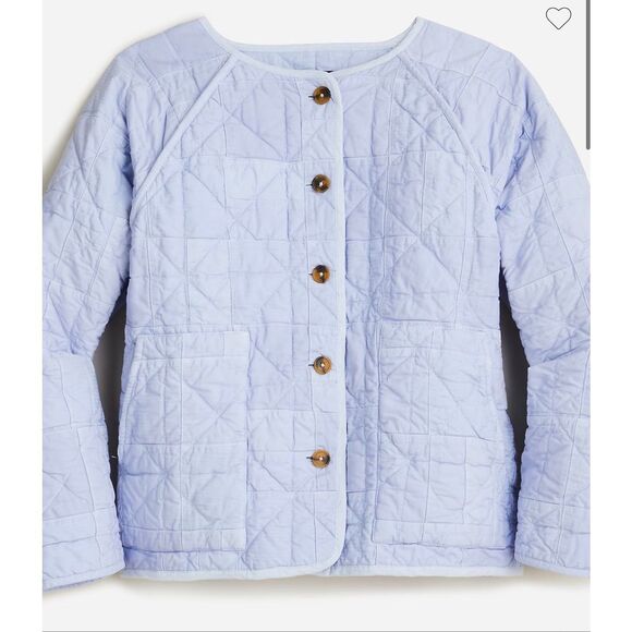J Crew patchwork lavender jacket - Picture 1 of 6